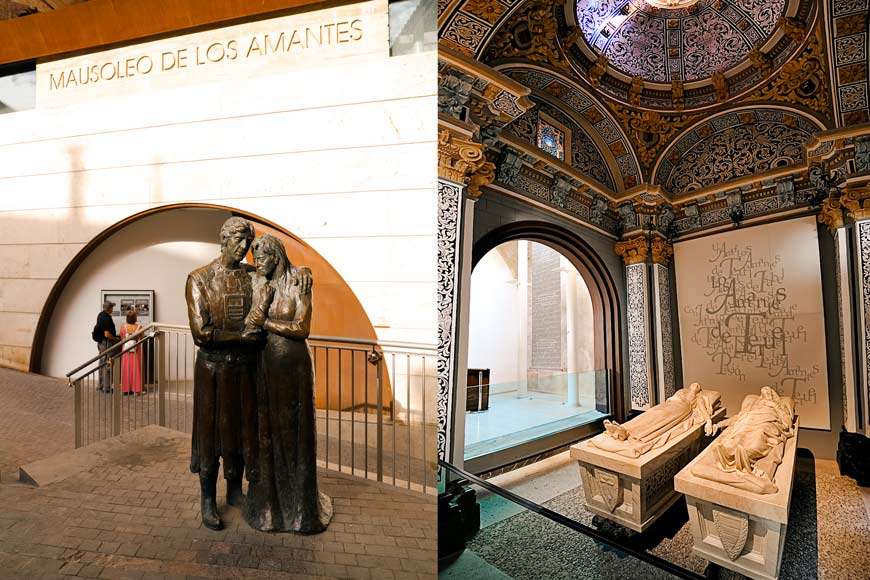 Qué ver en Teruel Mausoleo de los Amantes de Teruel