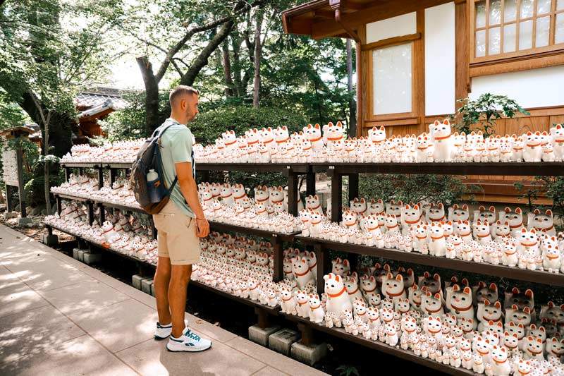 Qué ver en Japón Curiosidades de Japón Cultura Japonesa Maneki Neko Templo Gotokuji Gato de la suerte QUÉ VER CERCA DE TOKIO TEMPLOS MÁS BONITOS DE TOKIO